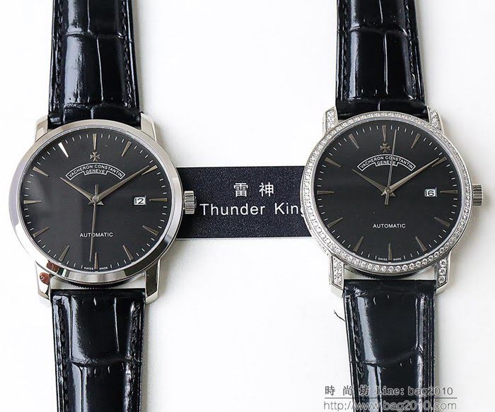 江詩丹頓 Vacheron Constantin LS精品 2018新款 進口9015機芯 小牛皮原裝蝴蝶扣 超強防水 高檔男士腕表  wssb3629